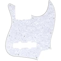 Battipenna Musiclily Pro Per Fender Jazz Bass Giapponese - 11 Fori, 3 Strati Nero, Compatibile Con Bassi 4 Corde - Foto 8