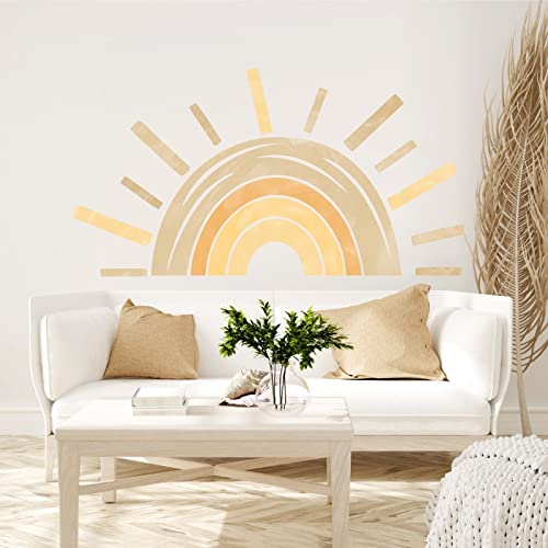 Vinilo Decorativo Sol Medio para Pared 35.4x15.7 in miniatura 4