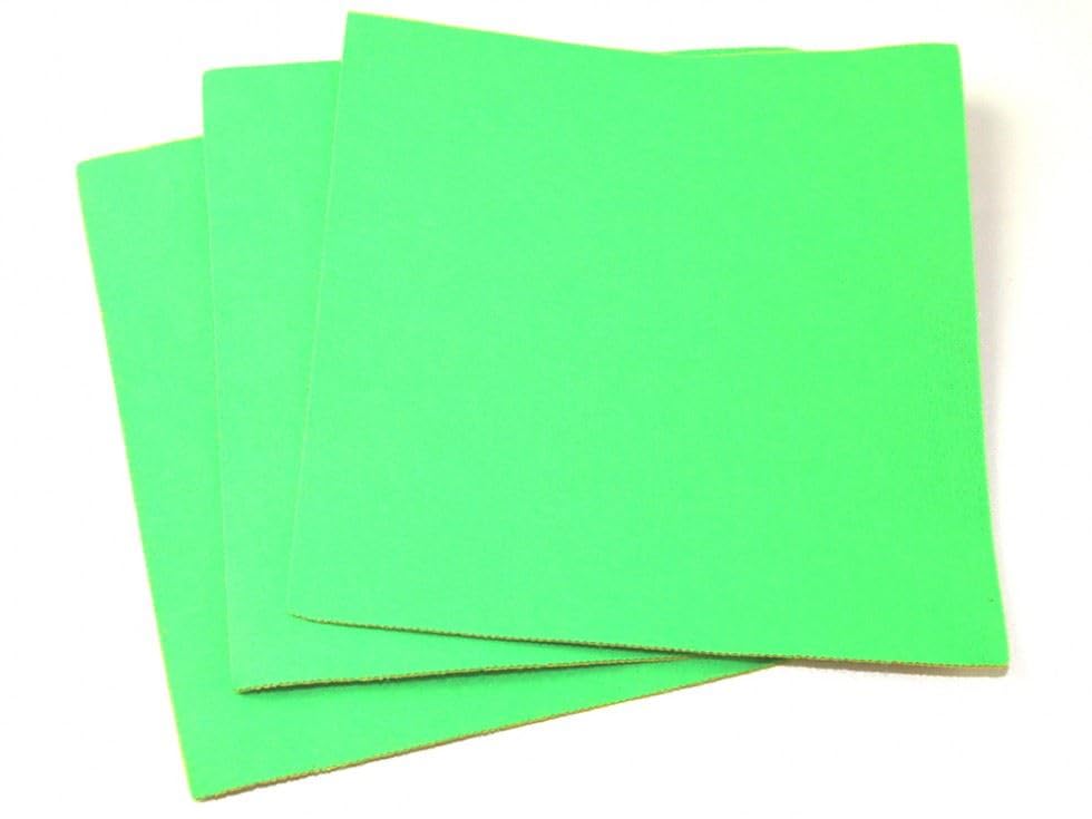 Minerva Fogli autoadesivi in feltro da 45,7 cm (confezione convenienza) per giocattoli, fai da te, artigianato e fai da te, verde super brillante, confezione da 100