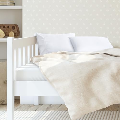 Image of Bare Home Microfiber Pillow Cases - Toddler Size Set of 2 Cooling Pillowcases Double Brushed White Pack Easy Care (Toddler Pillowcase 2, White)