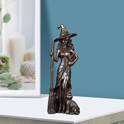 Statue de sorcière pentacle 3D perfk figurine sorcellerie art déco retro - 5