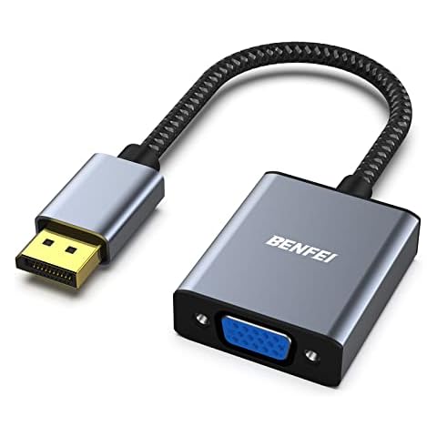 BENFEI DisplayPort to VGA Adapter, Gold-Plated Cover