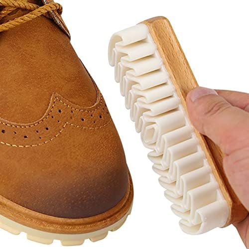 Suede & Nubuck Cleaning Brush, Hard-wearing crepe brush Clean All Suede Nubuck Leathers A3JS
