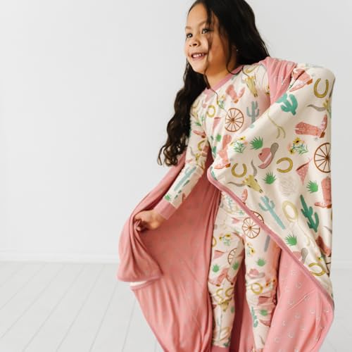 Image of Little Sleepies Cloud Blanket, 50 inch x 50 inch, Large, Pink Ready to Rodeo