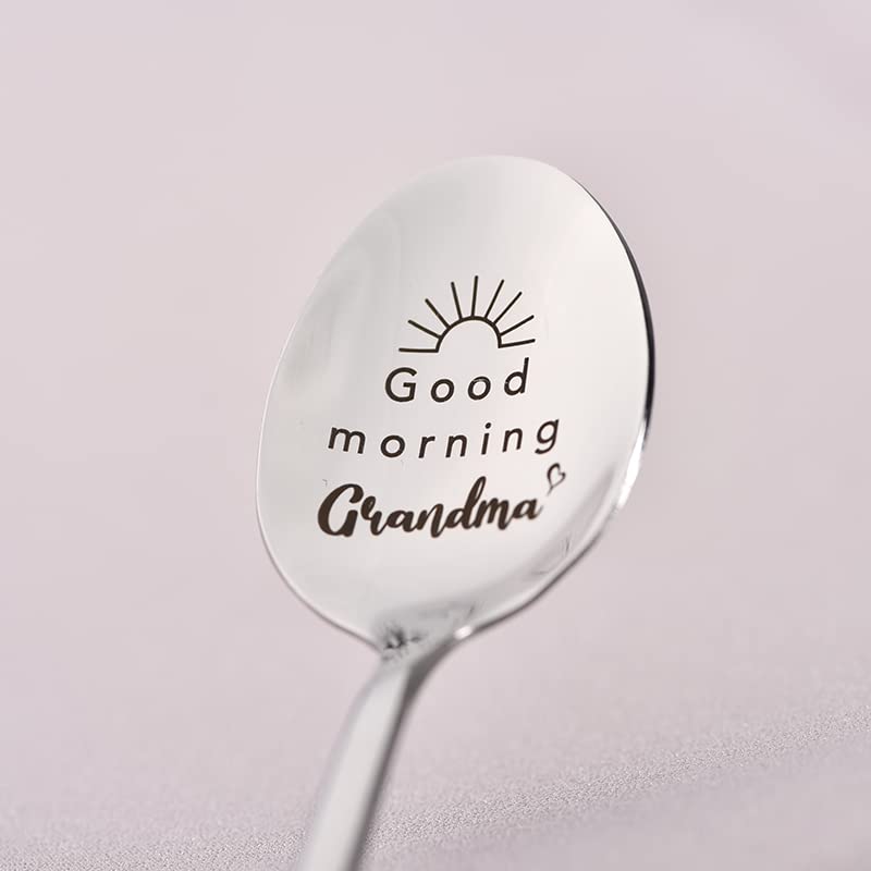 Personalisiertes Oma-Löffel Geschenk – Gravierter Edelstahllöffel Für Kaffee & Mehr, Geschenk Von Enkelkindern