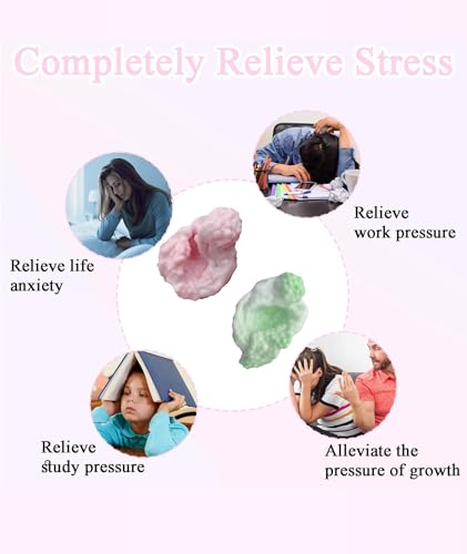 Image of Squishy Toy, Taba Squishy, Squishy Biscuit Squishy Fidget Toys Fufu Taba Stress Ball Squeeze Toys Anxiety Relief for Women /Men Stocking Fillers Birthday Gifts163 (Green)