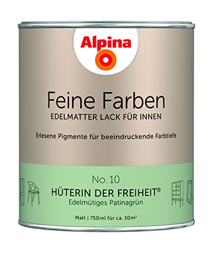 Alpina Feine Farben Lack No. 10 Hüterin der Freiheit® edelmatt 750ml - Edelmütiges Patinagrün