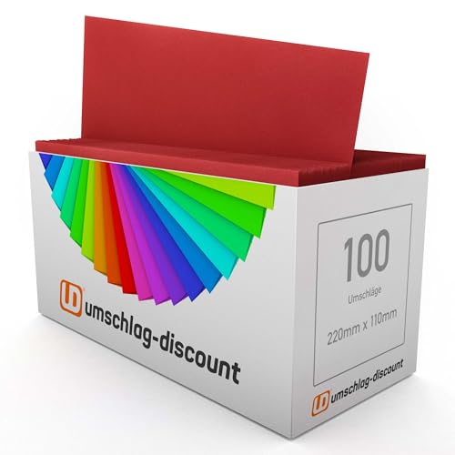 umschlag-discount – dunkelrote Briefumschläge ohne...