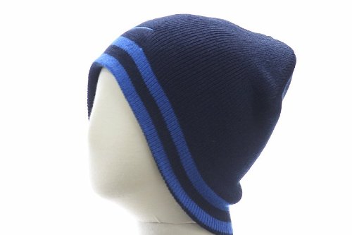 Nike Knit Kids Boys Reversible Beanie Hat Obsidian