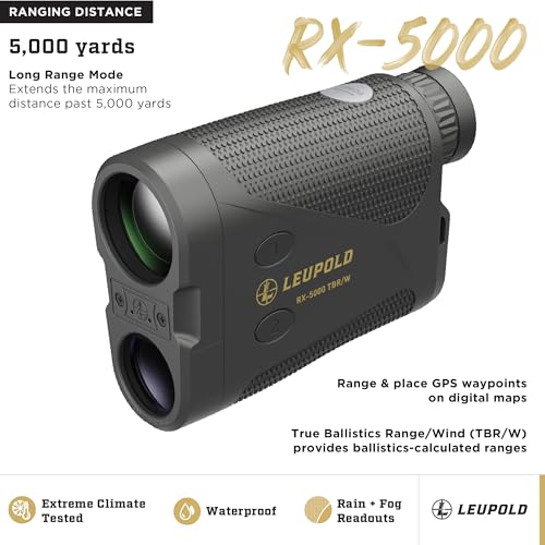 Image of Leupold RX-5000 TBR /W with DNA Black, Red OLED