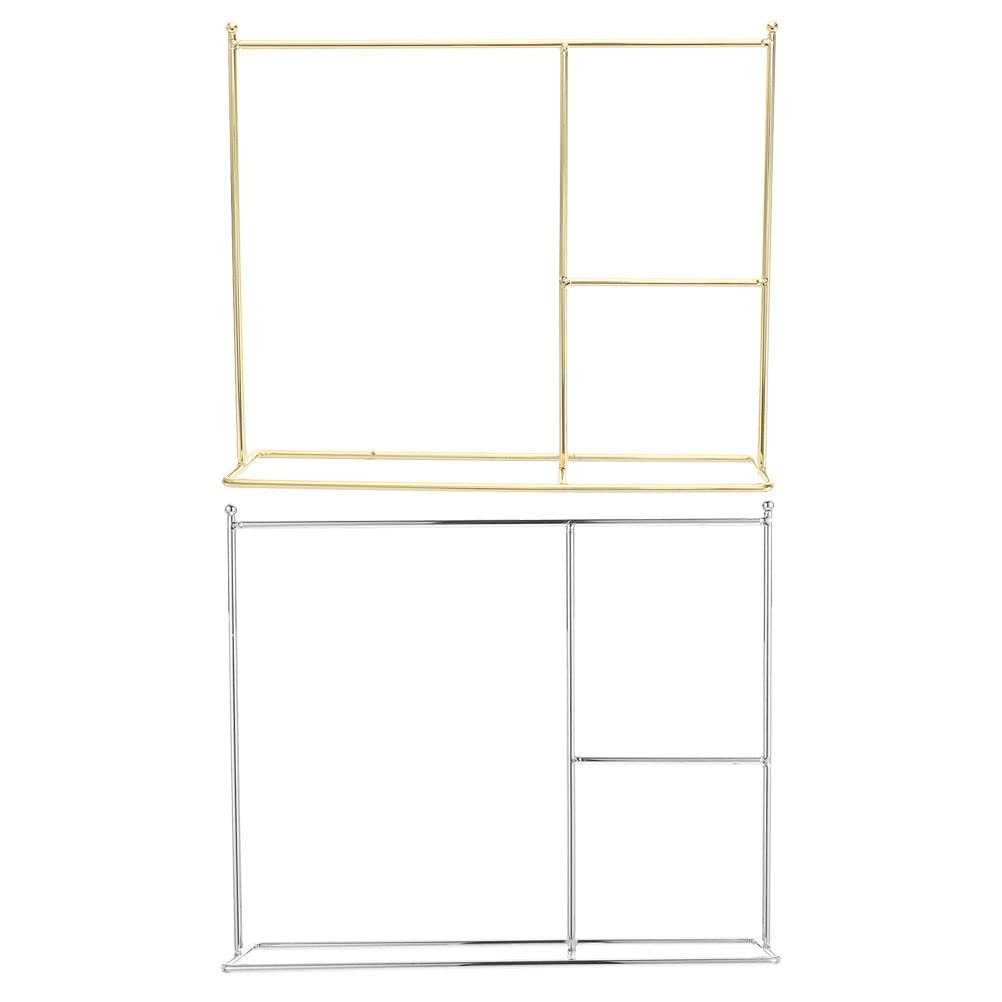minkissy 2 Piezas Percha para Muñecas Metálica Expositor de Vestidos para Muñecas Miniatura
