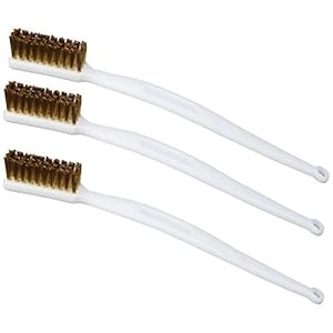 KYYKA 3D Printer Nozzle Reinigen Koperdraad Tandenborstel Tool Koper Borstel Handvat Hot Bed Reiniging Tandenborstel (3…