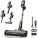 Proscenic P15 Cordless Vacuum Cleaner, Powerful 600W/55Kpa 70Mins Self-Standing Cordless Hoover with Wall Mount, Anti-Tangled Rechargeable Lightweight Stick Vacuum for All Floor Carpets Pet Hair