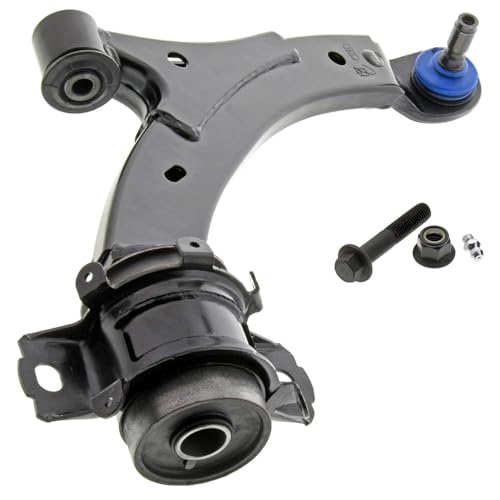 Image of Detroit Axle - 6pc Front End Suspension Kit for Ford Mustang 2010-14 2 Lower Control Arms with Ball Joints Sway Bar Links Outer Tie Rod Ends Replacement