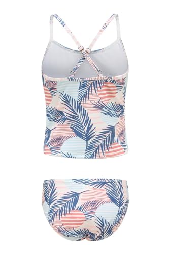 Image of Girls Two Piece Tankini Swimsuits Tie Dye Bathing Suit Kids Hawaiian Swimwear Set 3-16 Years