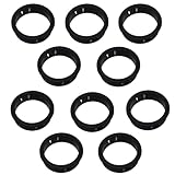 GZWZH 10PCS 1.5 Inch Plastic Snap on Guard Coils Nylon Wire Protector Hole Plug Industrial Hardware Grommets for Control Case/Waterproof Box/Button Outlet