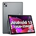 WiFi/WLAN günstig Kaufen-XGODY Tablet 10 Zoll Android 13 Tablet PC mit 2,4G/5G WLAN Octa-Core 1,8Ghz | 10 GB RAM + 256 GB ROM (TF 1TB) | FHD |5+13MP Kamera | 7000 mAh | Bluetooth 5.0, Silber
