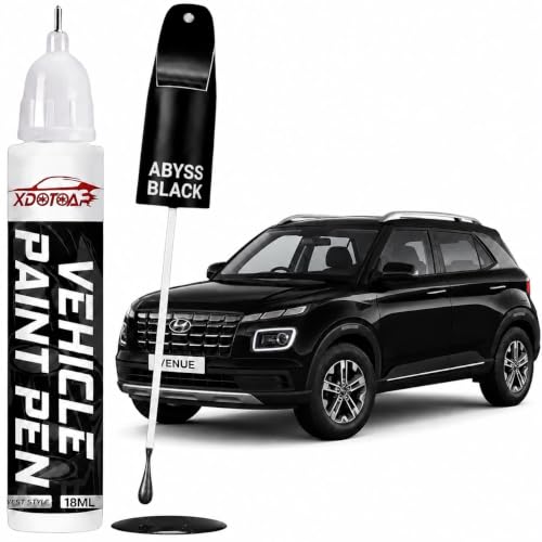 Image of xdotoar Car Touch Up Paint Pen for Tata SAFARI OBERON BLACK | Factory Color Matched 2K Paint Technology | Car Scratch Remover & Paint Chip Repair | Quick Dry Formula | Rust Protection | 18ml