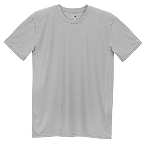Badger B-Core Youth Short Sleeve T-Shirt XL Silver