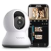 blurams Pet Camera 2K 360 Indoor Security Camera Dog Camera with Phone App PTZ Cameras for Home Security Indoor 2 Way Audio Motion Tracking ColorIR Night Vision Siren CloudSD24GHz Only
