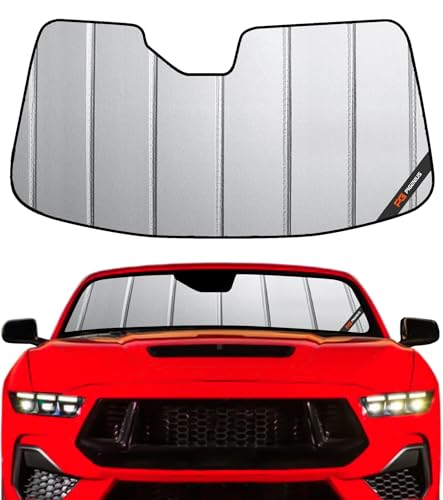 Windshield Sunshade for Ford Mustang 2024-2025 Front Window Sun Shade - Safeguard