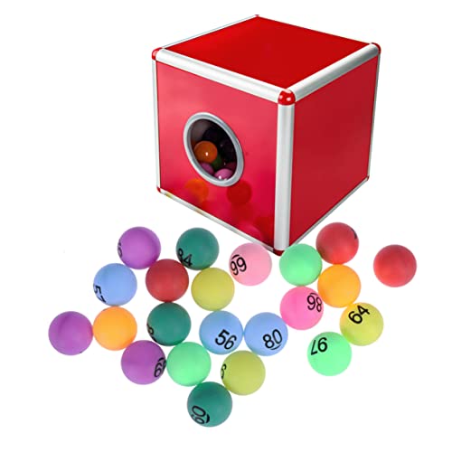 INOOMP 300 Peças Bolas De Sorteio De Loteria Bolas De Pong Numeradas Bolas De Número De Loteria Bola