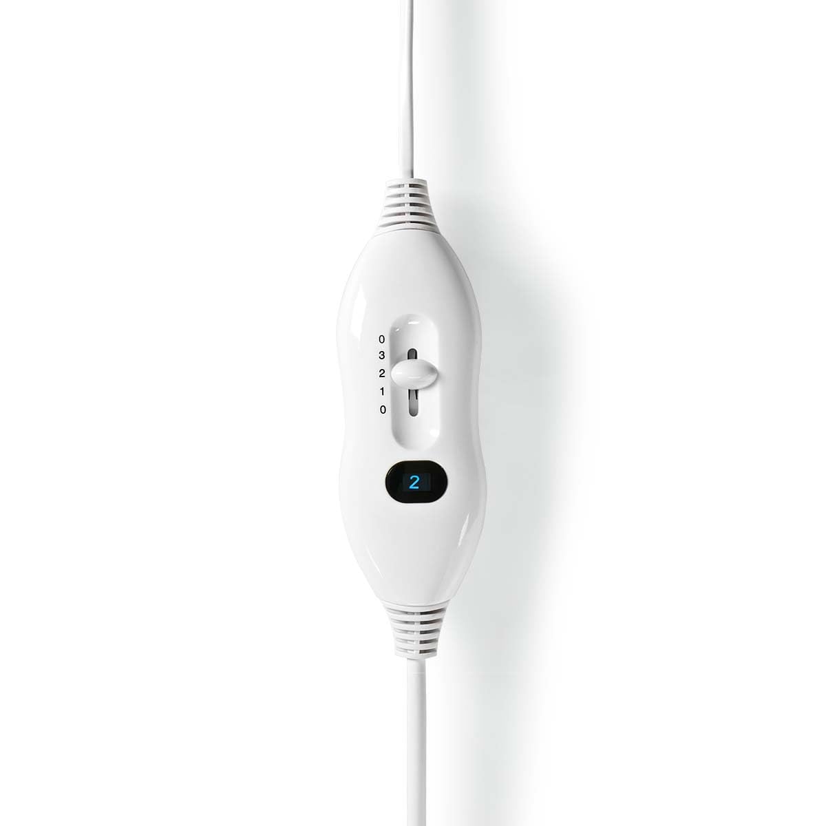 NEDIS Edredón eléctrico | Manta | 1 Persona | 150 x 80 cm | 3 ajustes de Calor | Lavable | protección contra sobrecalentamiento | poliéster/sintético