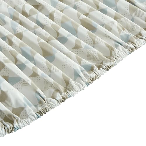 Chezmoi Collection 4-Piece Lodge Geometric Sheet Set Queen - Multicolor Triangle Geometric Shapes Printed Brushed Microfiber Lightweight Breathable Deep Pocket Bed Sheets by Chezmoi Collection - Used condition - Image 8