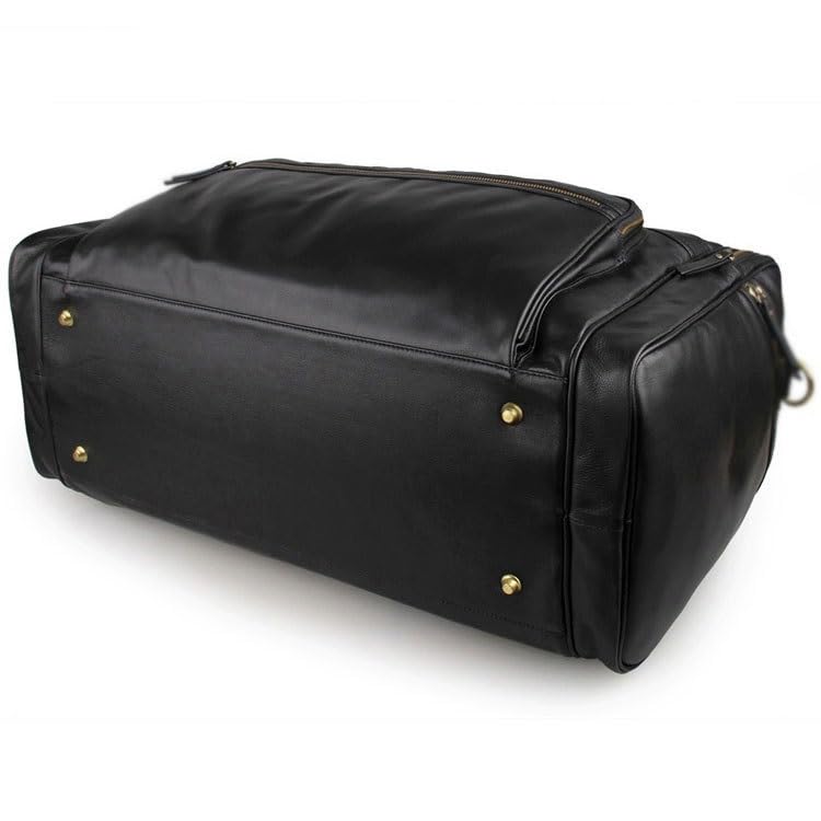 Leisure Retro Leather Portable Travel Bag with Cowhide top Layer Large Fashionable Luggage Bag,D-58.5 * 23 * 35.5cm3