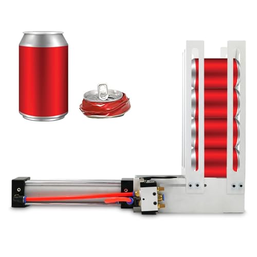 Trituradora de latas de aire, trituradora de latas eléctrica, alimentada por aire de encimera, trituradora de cilindro neumática resistente, trituradora de encimera de grado industrial, fácil de usar,