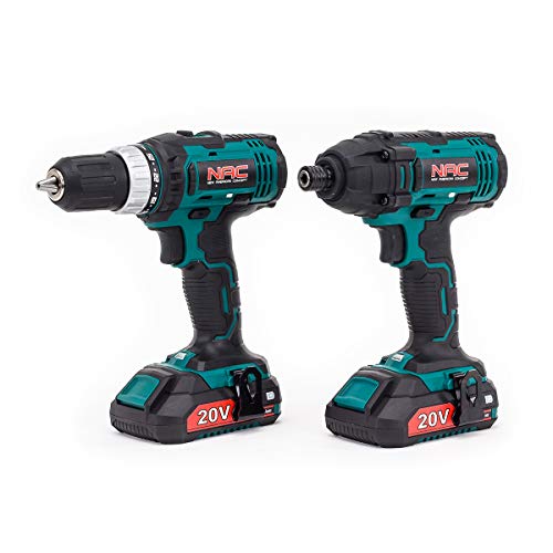 NAC NEW AMERICAN CONCEPT CDB-ID-20V NAC COMBO SET accu-boorschroevendraaier en draaislagschroevendraaier