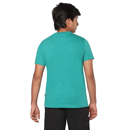 Image of TeenTrums Teenagers Boys Tshirt 100% Cotton Casual Wear Round Neck Half Sleeve Cool Graphic Printed T-Shirt for Boys