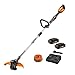 WORX WG184 40V Power Share 13" Cordless String Trimmer & Wheeled Edger (2x20V Batteries)