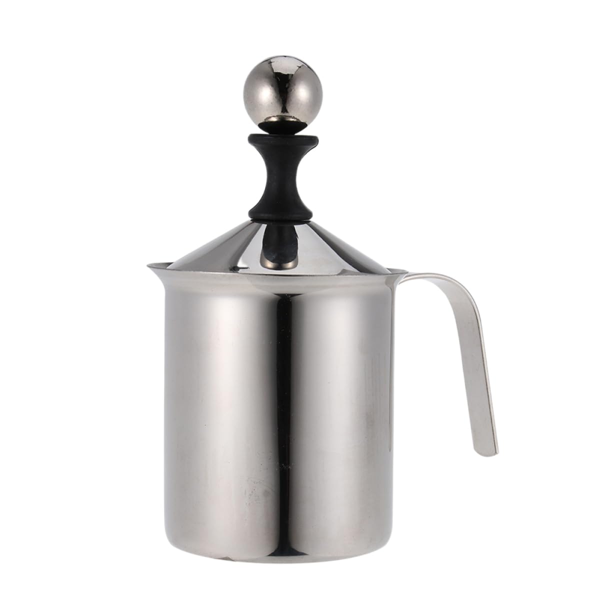 OUNONA 800cc Batidora Leche Espumador De Leche Manual Duradero Resistente Al Calor Para Hogar y Cafetería