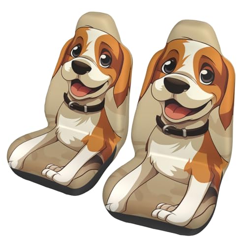 Housses de siège auto chien beagle pour protéger vos trajets en forêt en duo