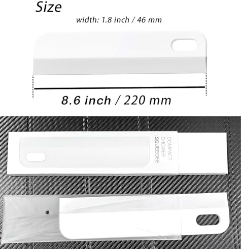 Mini Soft Rubber Window Squeegee Window Scrubber Scraper Glass Cleaning Squeegee Tool for Glass,Shower Door,Mirrors,Bathroom,Kitchen Countertops,Car Windshield image 5
