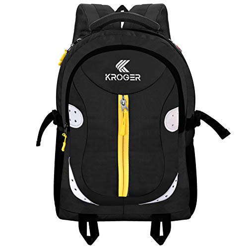 Image of K-KROGER Amazing Casual Backpack 29 Ltrs Waterproof Casual Backpacks Black 15.6 inch Laptop Bag for Men Women Boys Girls