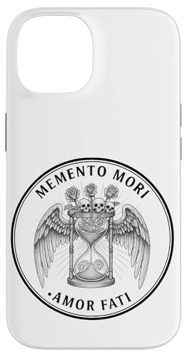 Memento Mori Amor Fati ���̂��鍻���v�X�P���g�� �X�}�z�P�[�X iPhone 14 �p