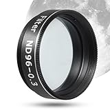 Astromania Telescope Filter Moon Filter 1.25 inch, Neutral Color Filter ND96-0.3 with 50% Light Transmission Reduces Moon Glare&Enhances Lunar Crater Detail, Work with Telescope Accepts 1.25