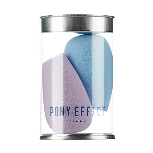 PONY EFFECT Mini Pebble Blender | Mini Makeup Sponges, Makeup Wedges for All Types of Foundation | K-Beauty