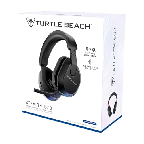 undefined 【APEX ALGSスポンサード】TURTLE BEACH ゲーミングヘッドセット Stealth 600 Gen3 PS マルチプラットフォーム ブラック ワイヤレス 2.4GHz/Bluetooth 軽量 320g Tempest3D対応 ヘッドホン PS5 PS4 PC 携帯ゲーム モバイル 80時間持続 50mm ノイズキャンセリング マイク ミュート【メーカー保証2年】 の商品画像 39