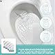 40 Stück Toilettenauflage,Einweg Toilettenauflage,Toilettenauflage Für Unterwegs,Wc Papier,Toilettensitz,Spülbare Toilette Auflage,Für Reisen, Geschäftsreise,Offentliche Toiletten(430 * 355mm)