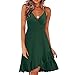 Produktbild Igemy- Damen Boho Kleider Sommerkleider Lang Blumenkleid Maxikleid Kurzarm V-Ausschnitt Strandkleid Böhmisch Kleid Bodycon Kleid Damen Kurz Einfarbige Kleider Minikleid Damen Sexy Langarm Basic Kleid