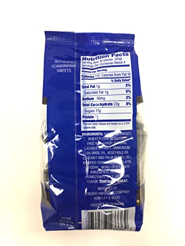 Nordic Sweets Salmiac Licorice Salty Stix Sticks Heksehyl 5oz