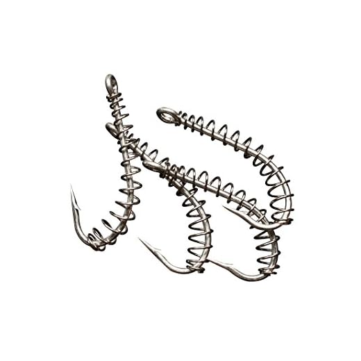 Rod-N-Bobbs® Tackle Beacon® Catfish Dough Bait Spring J Hook (4 Pack) - 4/0 Hook Size