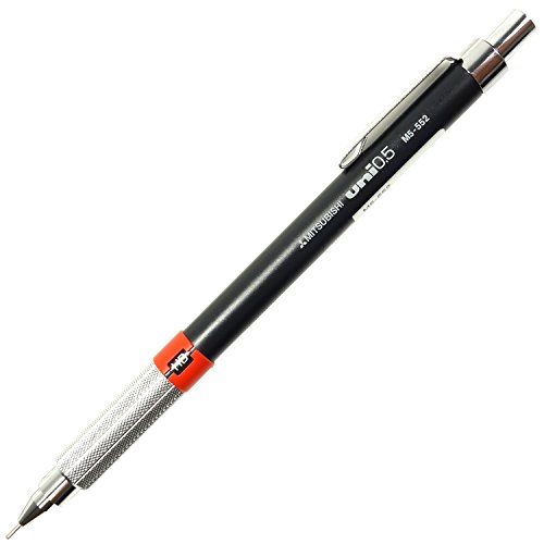 Lápiz Mecánico Mitsubishi para Dibujo 0.5 Negro M5552.24 miniatura 1