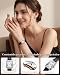 Imagen de CIVO Reloj Mujer Elegante Plata: Moda Pequeño Analógico Correa Cuero Negro