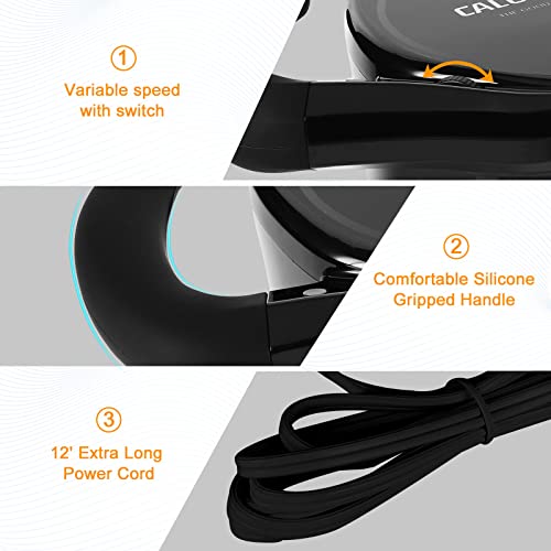 Caloyago Deep Tissue Massager - Professional Heavy Variable Speed Massager - Deep Percussion Knee, Neck, Back And Full Body Massage For Aching Muscle Myofascial Release And Trigger Point - Black #TOP3