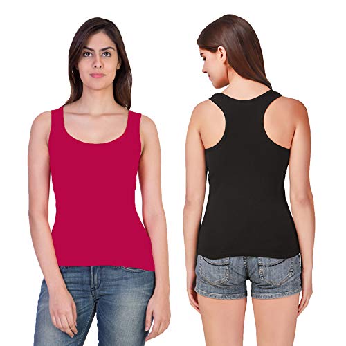 Image of Camisole Tank Top Vest Racerback Sando Camis for Women, Girls (Pack of 2)
