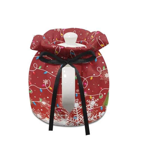 Image of Christmas Tea Cozy Cover Insulated Dust Cover for Teapot Snowman Tea Pot Covers for Keeping Warm Kettle Protector Covers Washable Portable Party Decoration